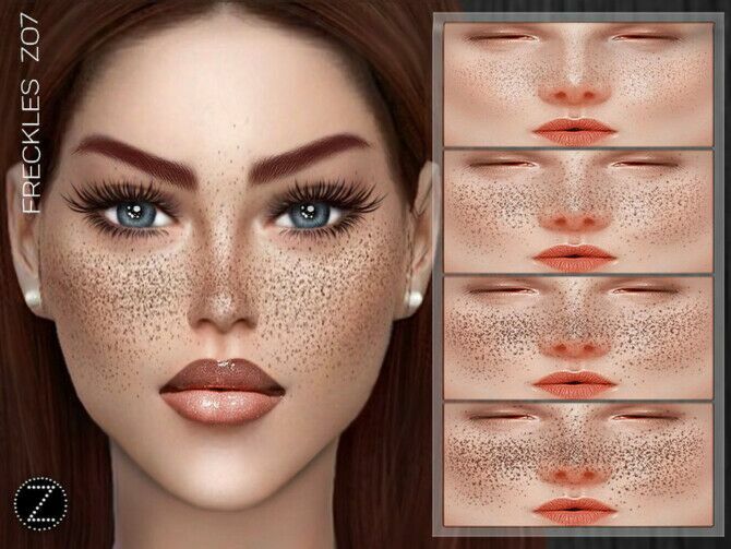 Freckles Z07 By Zenx 1 Freckles Z07 By Zenx Sims 4 CC