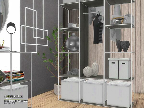 Benoit Hallway By Artvitalex 4 sims 4 cc free download benoit hallway by artvitalex 3