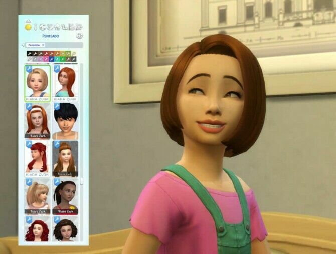 Gaby Hairstyle For Girls At MY Stuff Origin 2 sims 4 cc gaby hairstyle for girls at my stuff origin 2
