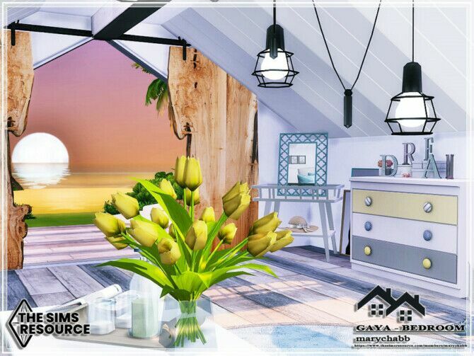 Gaya Bedroom By Marychabb 3 sims 4 cc gaya bedroom by marychabb 2