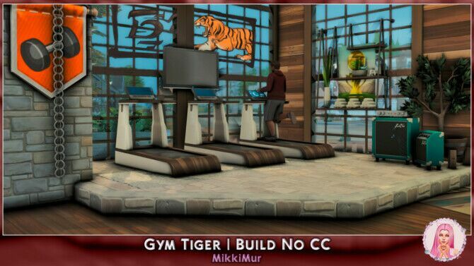 GYM Tiger At Mikkimur 3 sims 4 cc gym tiger at mikkimur 4