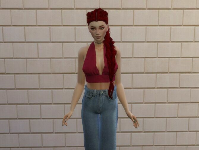 Halter TOP By Chrimsimy 3 sims 4 cc halter top by chrimsimy 3