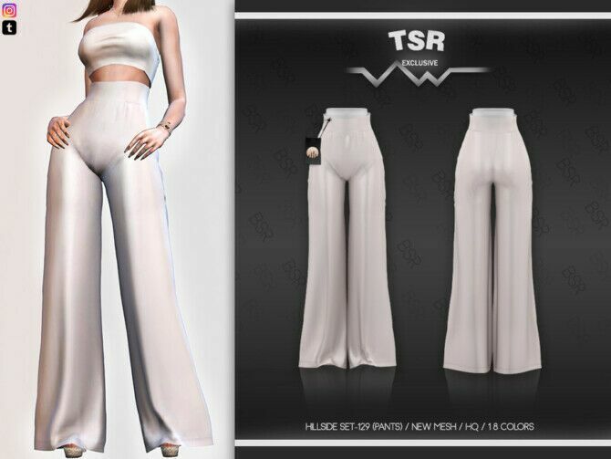 Hillside SET-129 (Pants) BD472 By Busra-Tr 1 Hillside SET-129 (Pants) BD472 By Busra-Tr Sims 4 CC