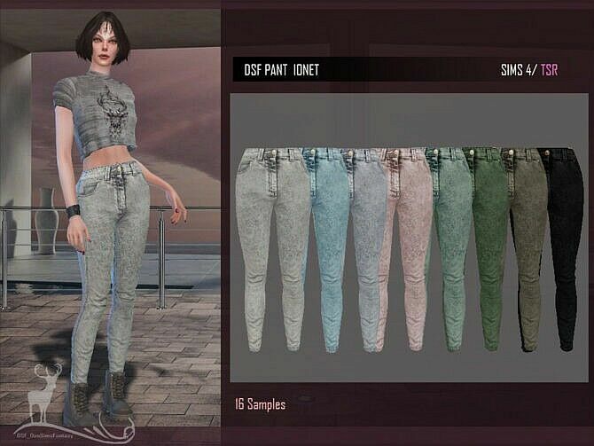 Ionet High Waisted Jeans By Dansimsfantasy 1 Ionet High Waisted Jeans By Dansimsfantasy Sims 4 CC