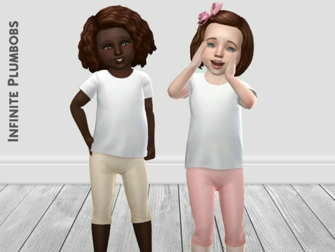 IP Toddler Short Leggings By Infiniteplumbobs 4 sims 4 cc ip toddler short leggings by infiniteplumbobs 3