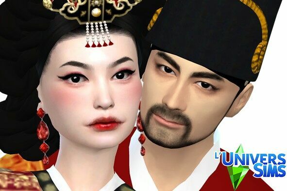 Korean King And Queen At L’universims 1 Korean King And Queen At L’universims Sims 4 CC