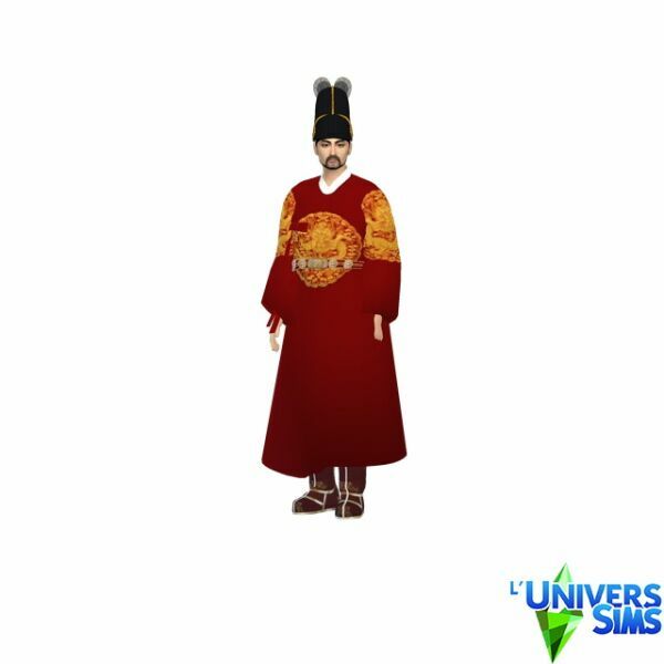 Korean King And Queen At L’universims 3 sims 4 cc korean king and queen at luniversims 2