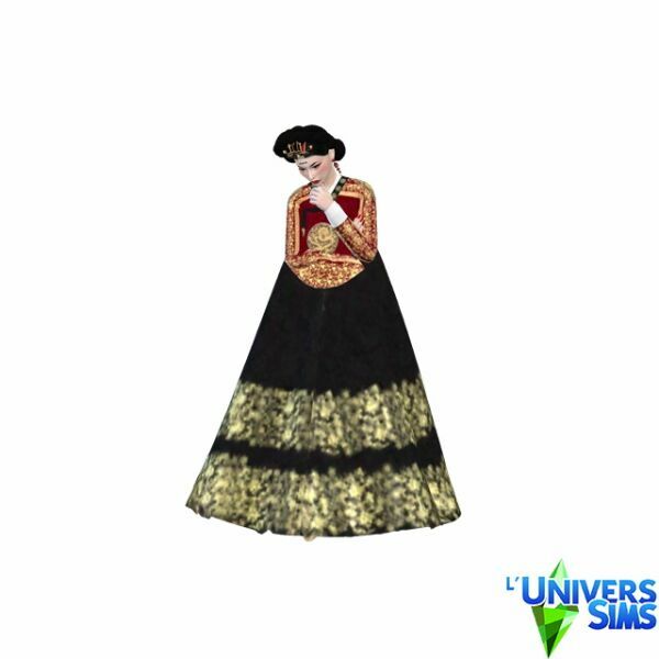 Korean King And Queen At L’universims 2 sims 4 cc korean king and queen at luniversims 3