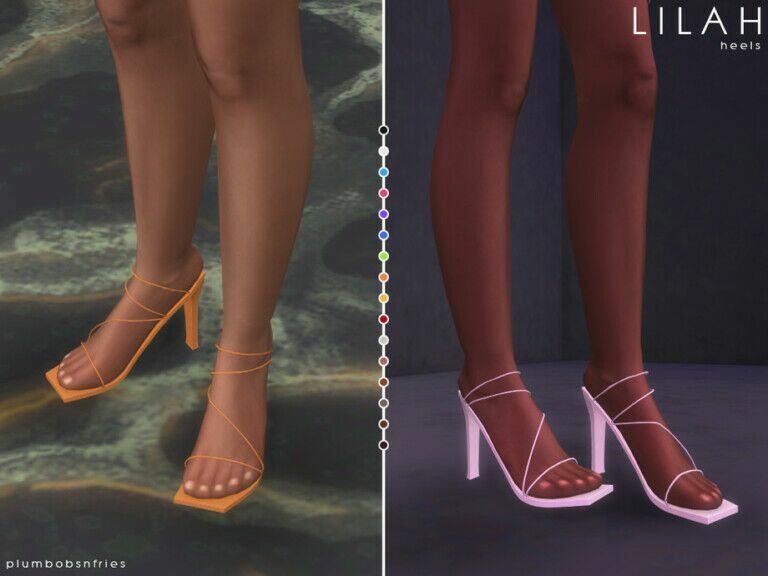 Lilah Heels By Plumbobs N Fries 1 Lilah Heels By Plumbobs N Fries Sims 4 CC