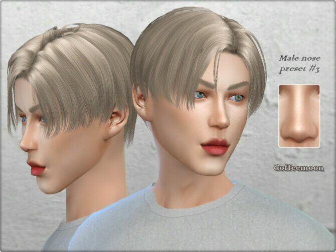 Male Nose Preset #3 By Coffeemoon 1 Male Nose Preset #3 By Coffeemoon Sims 4 CC