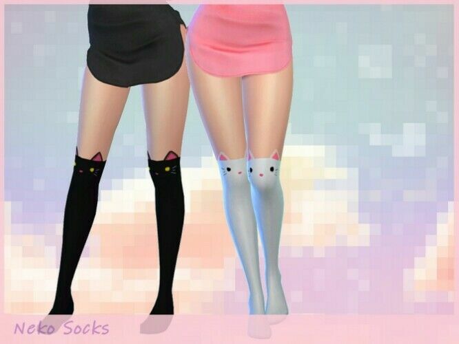 Neko Socks By Saruin 1 Neko Socks By Saruin Sims 4 CC