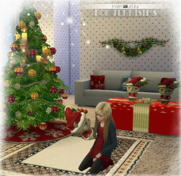 TOY Santa Bear Christmas By Faby 1 TOY Santa Bear Christmas By Faby Sims 4 CC