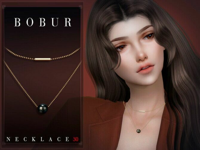 Necklace 30 By Bobur3 1 Necklace 30 By Bobur3 Sims 4 CC