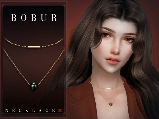 Necklace 30 By Bobur3 4 sims 4 cc necklace 30 by bobur3 2