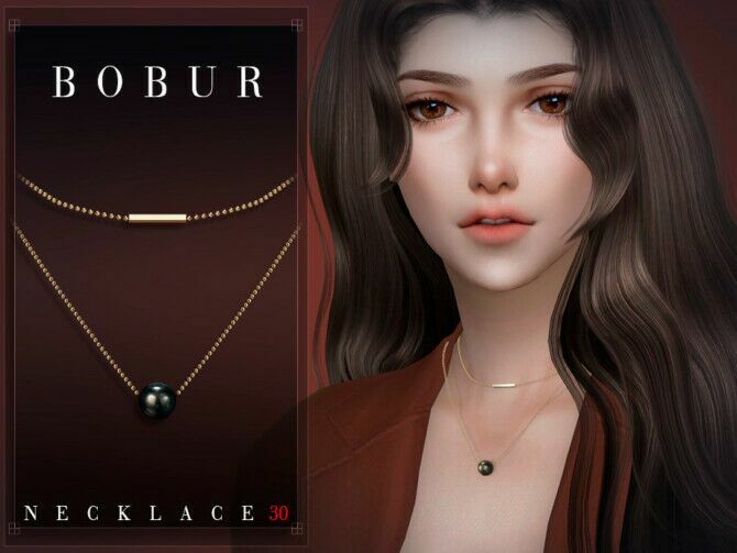 Necklace 30 By Bobur3 3 sims 4 cc necklace 30 by bobur3 3