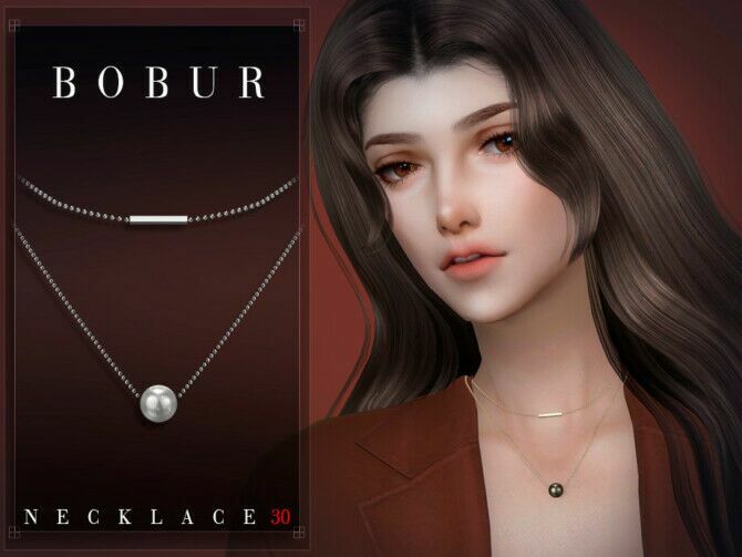 Necklace 30 By Bobur3 2 sims 4 cc necklace 30 by bobur3 4
