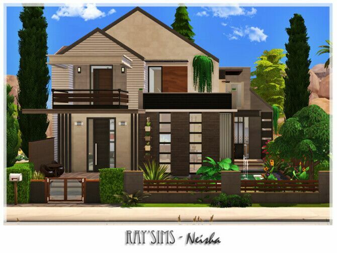 Neisha House By Ray_Sims 1 Neisha House By Ray_Sims Sims 4 CC