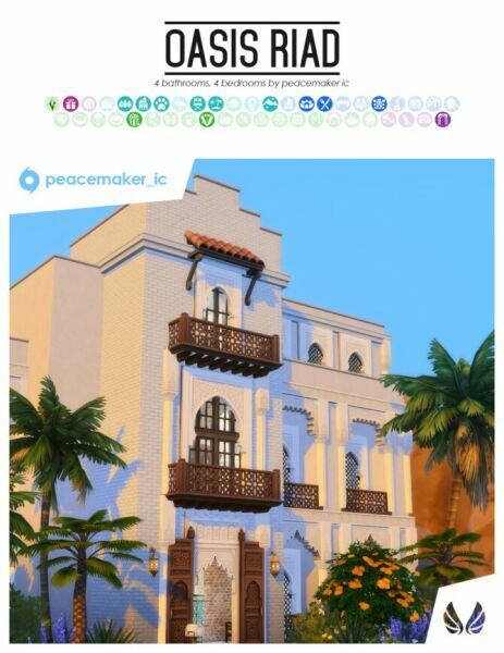 Oasis Riad At Simsational Designs 1 Oasis Riad At Simsational Designs Sims 4 CC