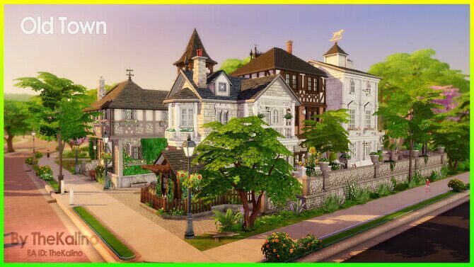 OLD Town At Kalino 2 sims 4 cc old town at kalino 2