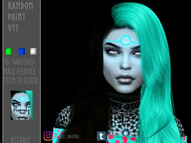 Random Paint V11 By Reevaly 1 Random Paint V11 By Reevaly Sims 4 CC