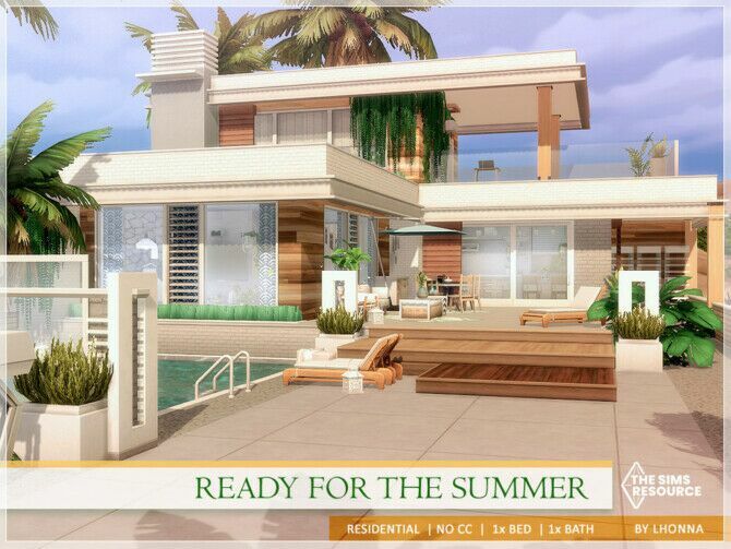 Ready For The Summer Home By Lhonna 1 Ready For The Summer Home By Lhonna Sims 4 CC