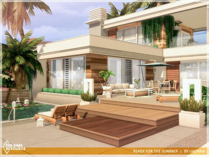 Ready For The Summer Home By Lhonna 4 sims 4 cc ready for the summer home by lhonna 2