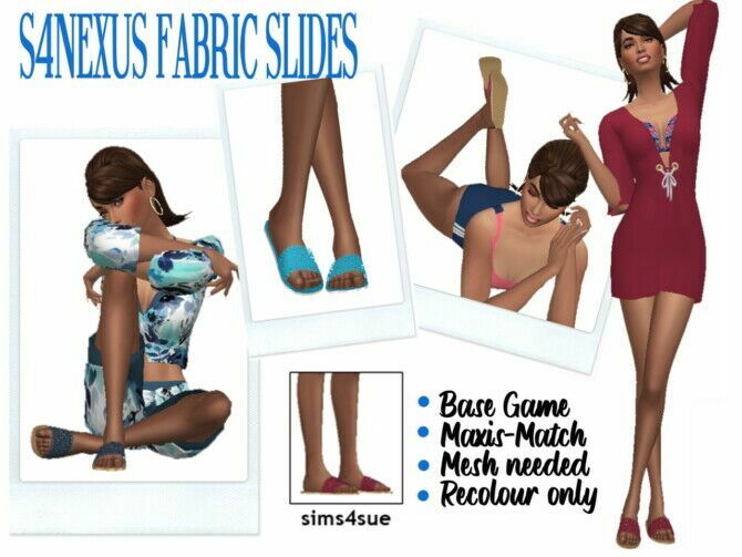 S4Nexus’ Fabric Slides At Sims4Sue 1 S4Nexus’ Fabric Slides At Sims4Sue Sims 4 CC