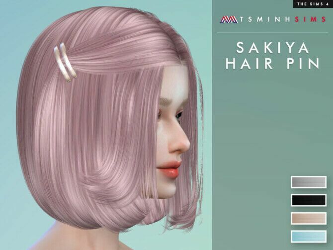 Sakiya Hair 150 SET By Tsminhsims 2 sims 4 cc sakiya hair 150 set by tsminhsims 2