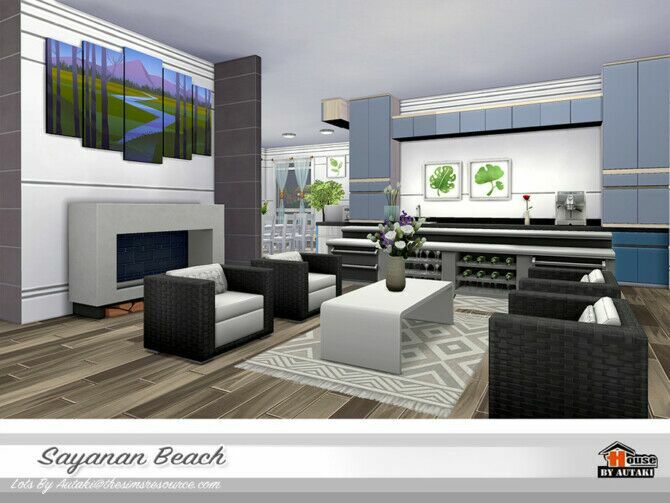 Sayanan Beach House By Autaki 2 sims 4 cc sayanan beach house by autaki 4