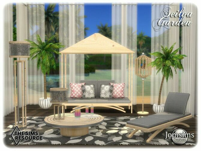 Seilva Garden By Jomsims 3 sims 4 cc seilva garden by jomsims 2