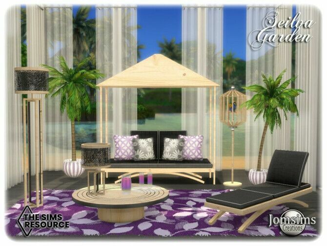 Seilva Garden By Jomsims 2 sims 4 cc seilva garden by jomsims 4