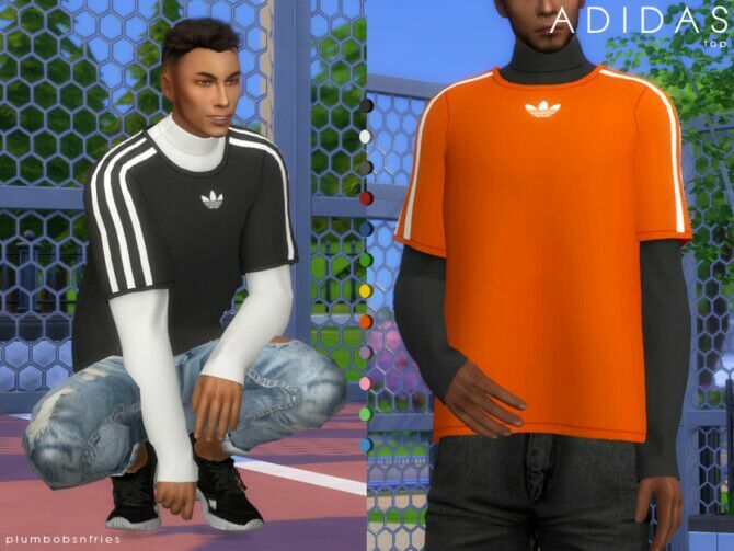 Sport TOP By Plumbobs N Fries 1 Sport TOP By Plumbobs N Fries Sims 4 CC