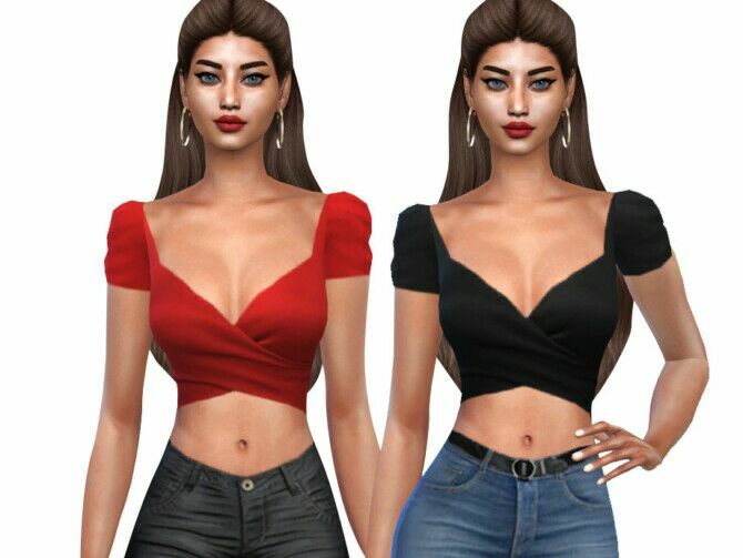 Summer Elegant Blouses By Summer Elegant Blouses 1 Summer Elegant Blouses By Summer Elegant Blouses Sims 4 CC