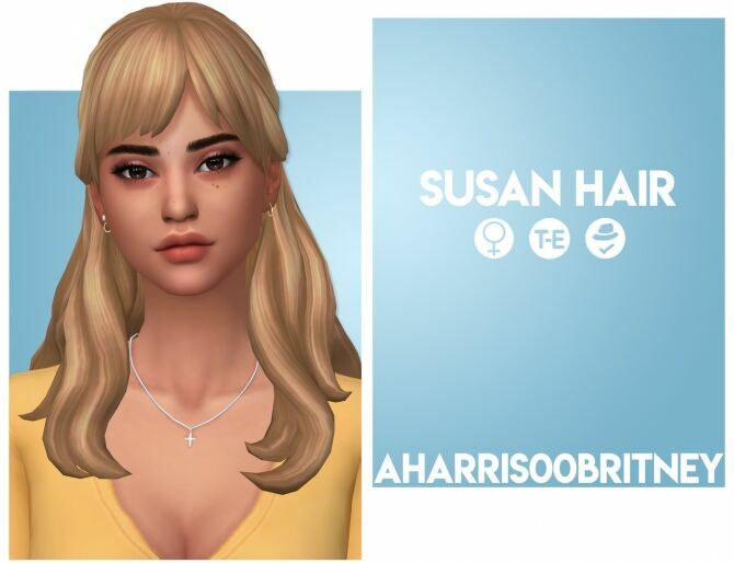 Susan Hair At Aharris00Britney 1 Susan Hair At Aharris00Britney Sims 4 CC