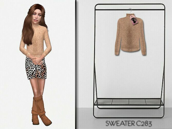 Sweater C283 By Turksimmer 1 Sweater C283 By Turksimmer Sims 4 CC