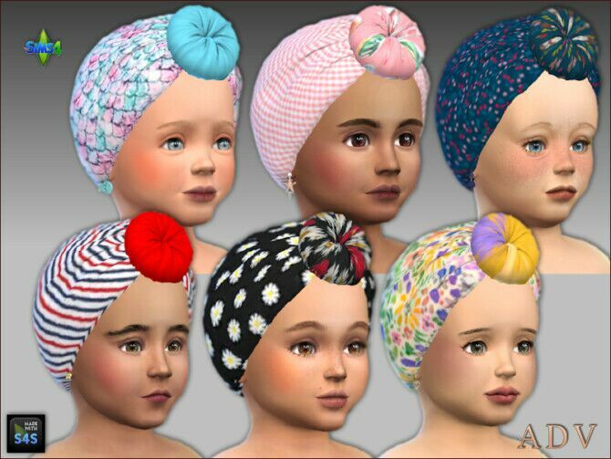 Swimsuits, Turbans And Sunglasses For Toddler Girls At Arte Della Vita 2 sims 4 cc swimsuits turbans and sunglasses for toddler girls at arte della vita 2