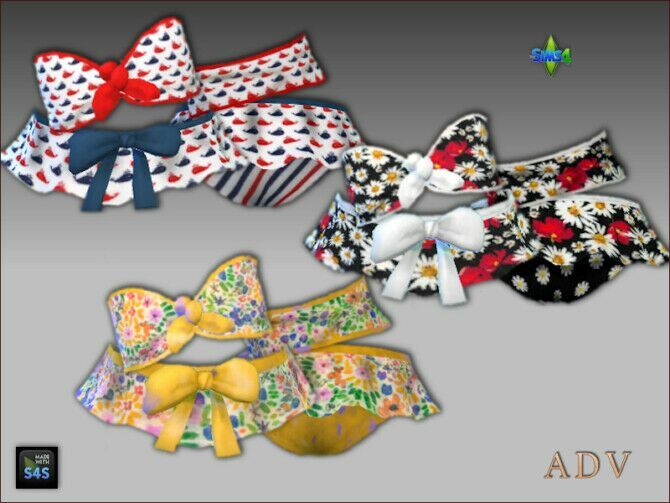 Swimsuits, Turbans And Sunglasses For Toddler Girls At Arte Della Vita 3 sims 4 cc swimsuits turbans and sunglasses for toddler girls at arte della vita 3