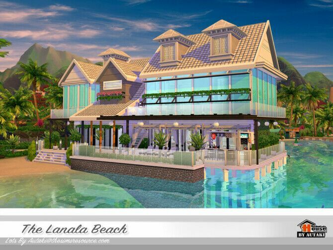 The Lanala Beach Home By Autaki 1 The Lanala Beach Home By Autaki Sims 4 CC