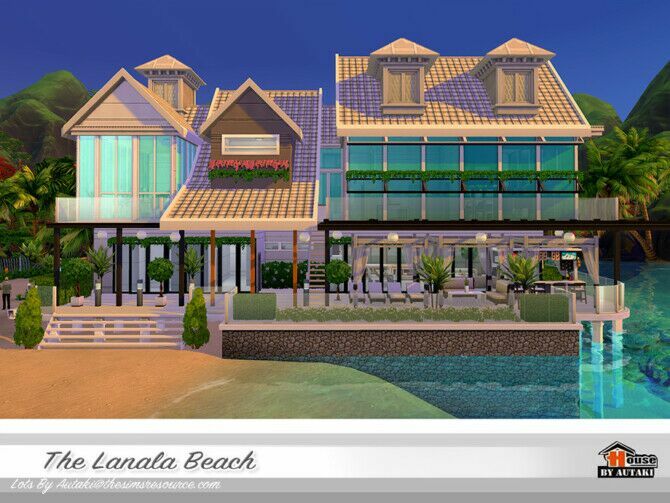 The Lanala Beach Home By Autaki 4 sims 4 cc the lanala beach home by autaki 3