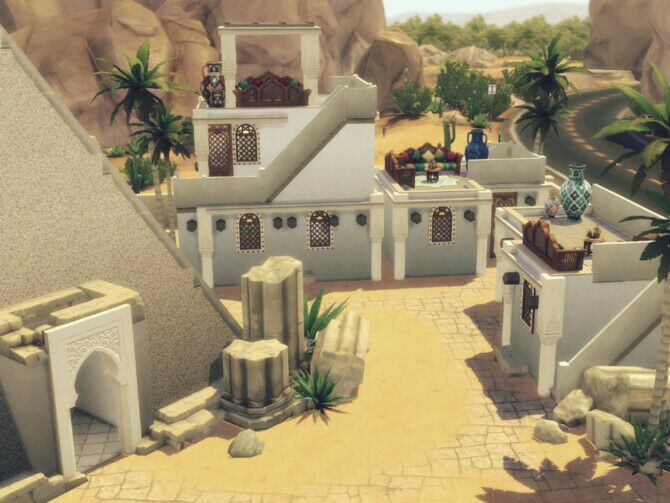 Trip To Egypt LOT By Genkaiharetsu 3 sims 4 cc trip to egypt lot by genkaiharetsu 2