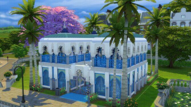 Villa Rabat – Moroccan Style Home By Dominopunkyheart 1 Villa Rabat – Moroccan Style Home By Dominopunkyheart Sims 4 CC