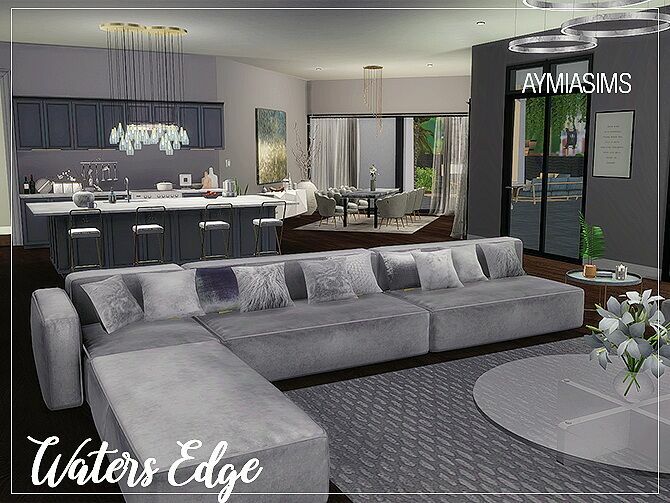 Waters Edge House At Aymiassims 1 Waters Edge House At Aymiassims Sims 4 CC