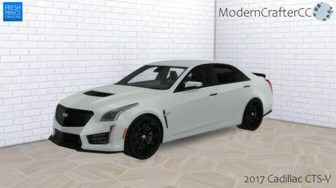 2017 Cadillac Cts-V At Modern Crafter CC 1 2017 Cadillac Cts-V At Modern Crafter CC Sims 4 CC