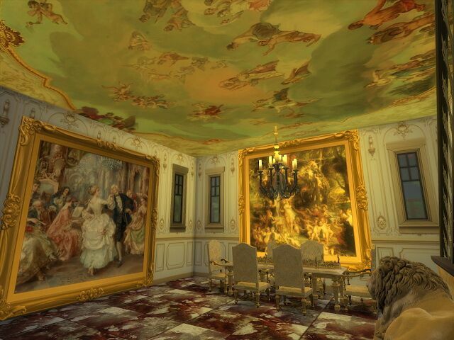 Amazing Golden Ornamented Ceilings SET II & III At Anna Quinn Stories 4 sims 4 cc amazing golden ornamented ceilings set ii iii at anna quinn stories 2
