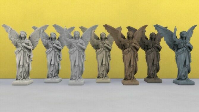 Angel Statue By Thejim07 2 sims 4 cc angel statue by thejim07 3