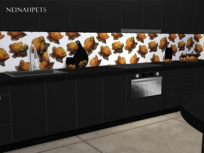 Autumn Flowers Wallpaper By Neinahpets 2 sims 4 cc autumn flowers wallpaper by neinahpets 2