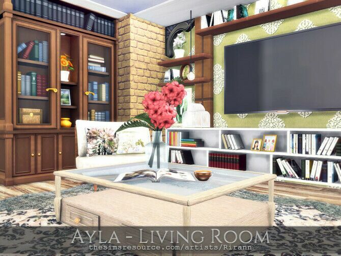 Ayla Living Room By Rirann 2 sims 4 cc ayla living room by rirann 3