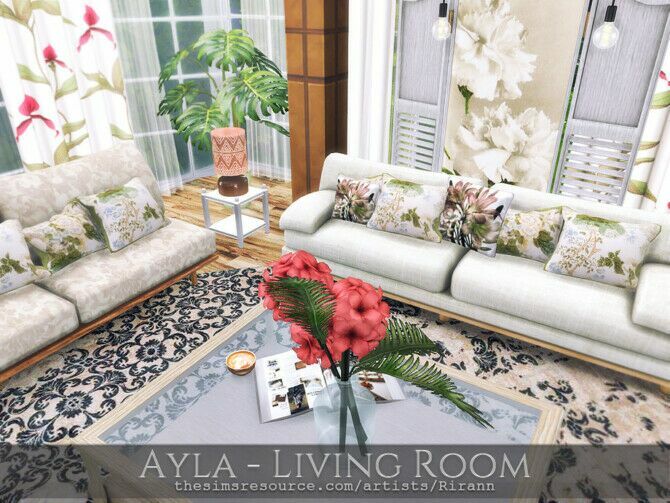 Ayla Living Room By Rirann 3 sims 4 cc ayla living room by rirann 4