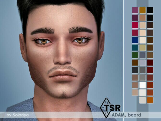 Beard Adam By Soloriya 1 Beard Adam By Soloriya Sims 4 CC