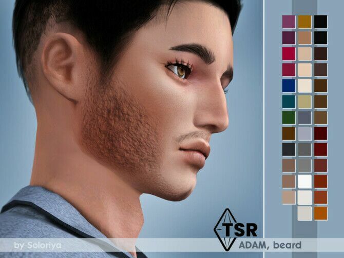 Beard Adam By Soloriya 2 sims 4 cc beard adam by soloriya 2